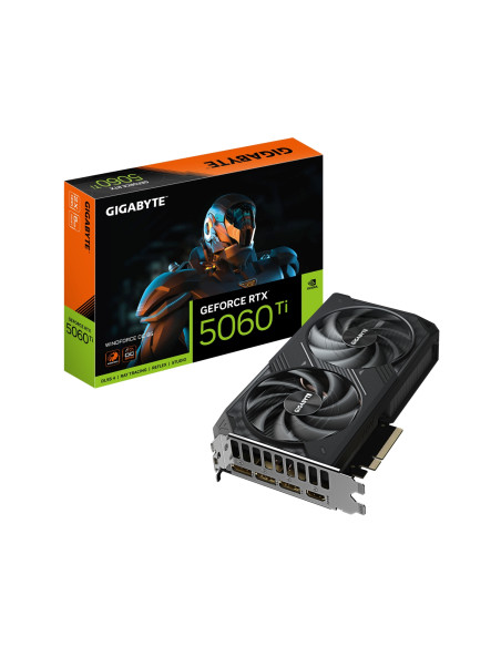 GIGABYTE GeForce RTX 5060 Ti WINDFORCE OC 8G Tarjeta Gráfica – 8 GB