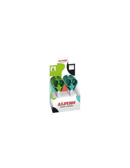 Alpino PT0061 tijera de escritorio y manualidades Tijeras de oficina Corte recto Multicolor