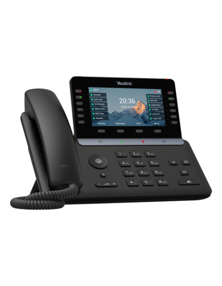 Yealink T85W teléfono IP Negro LCD Wifi