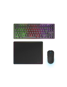 PACK GAMING 3 EN 1 | TECLADO H-MECH | RATÓN RGB | ALFOMBRILLA MARS