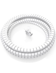 ORGANIZADOR DE CABLE AISENS FLEXIBLE 25MM 3M WHITE