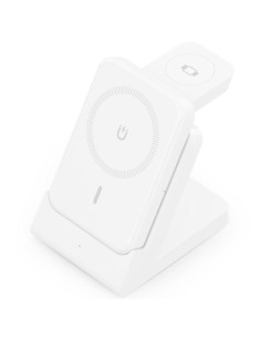 BASE CARGADOR AISENS SMARTPHONE/APPLE WATCH/AURICULARES WIRELESS 15W WHITE