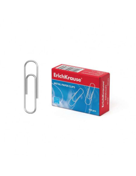 CAJA DE 100 UNIDADES DE CLIPS METALICOS 33MM ERICHKRAUSE