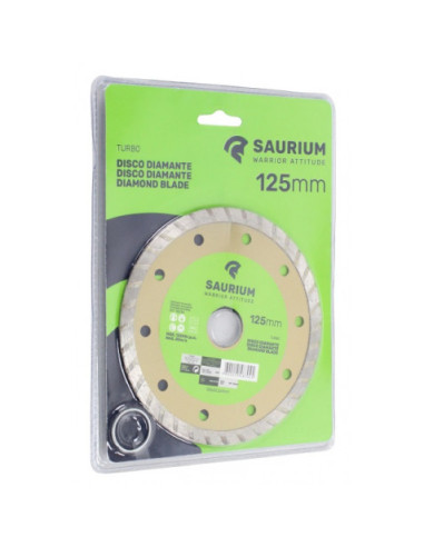 DISCO DIAMANTE SEGMENTADO 125MM TURBO SAURIUM