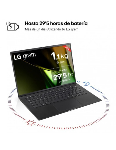 PORTATIL LG GRAM ULTRA 7 155H/32GB/SSD1TB/14” /W11HOME
