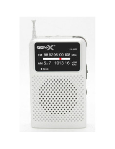 RADIO PORTATIL AM/FM ANALOGICA GRIS FM-4402 GEN-X