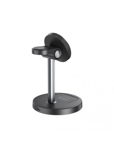 CARGADOR INALAMBRICO MAGNETICO 3 EN 1 CX038 NEGRO XO