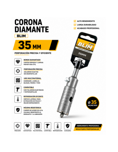 CORONA DIAMANTE 35 MM BLIM