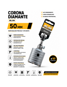 CORONA DIAMANTE 50 MM BLIM