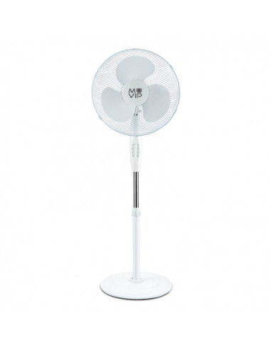 VENTILADOR DE PIE 40CM 45W BASE REFORZADA 3 VELOCIDADES MUVIP