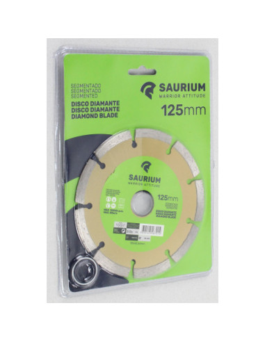 DISCO DIAMANTE SEGMENTADO 125MM SAURIUM