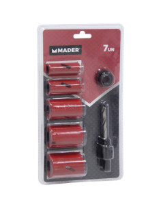 JUEGO 7 PCS CORONAS BI-METAL MADER