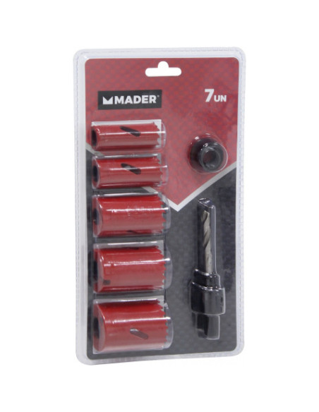 JUEGO 7 PCS CORONAS BI-METAL MADER