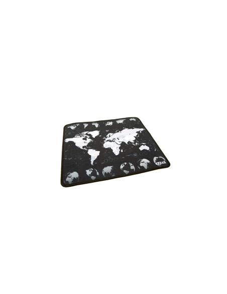 iggual Alfombrilla mapamundi ratón Negro, Blanco