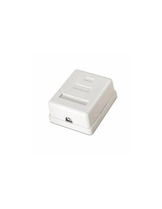 ROSETA DE PARED AISENS RJ45 CAT.6 UTP 1 TOMA WHITE 2
