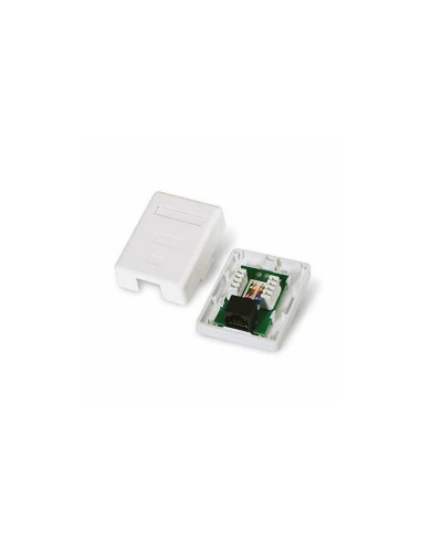 ROSETA DE PARED AISENS RJ45 CAT.6 UTP 1 TOMA WHITE