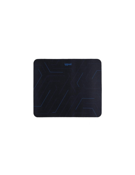 iggual Hexa-2 Alfombrilla de ratón para juegos Negro, Azul