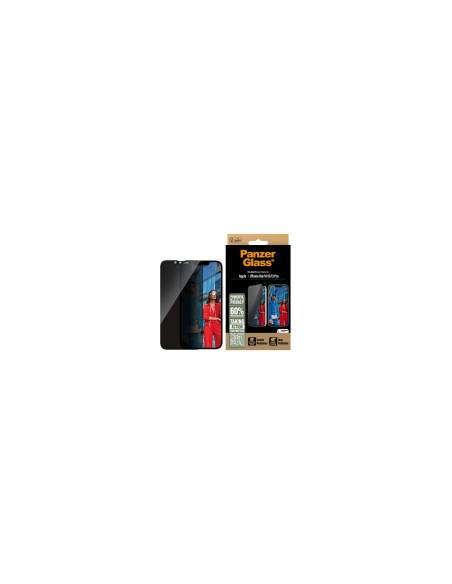 PanzerGlass ® Privacy Screen Protector iPhone 16e | 14 | 13 | 13 Pro