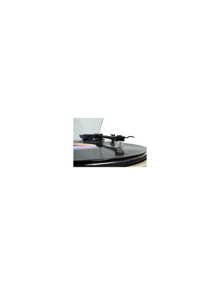 Thomson TT300 Tocadiscos de tracción por correa Blanco, Madera