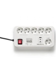 REGLETA SALICRU SPS SAFE MASTER+ 6 SCHUKO 2