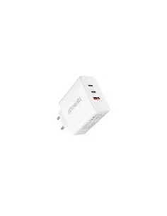 CARGADOR DE PARED PHOENIX GAN 2XUSB-C X1USB-A 65W WHITE