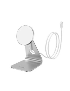 CARGADOR VENTION SOBREMESA SMARTPHONE MAGSAFE 15W WIRELESS 1M SILVER