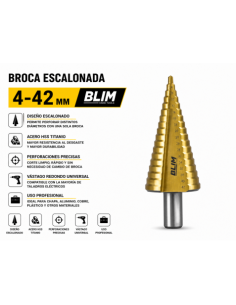 BROCA ESCALONADA 4-42 mm. BLIM