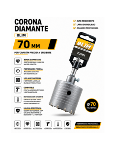 CORONA DIAMANTE 70 MM BLIM