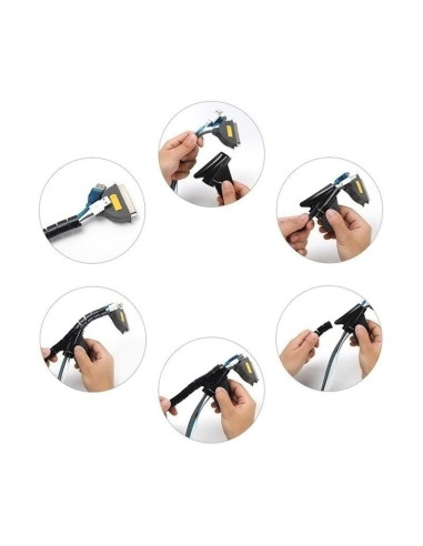 ORGANIZADOR DE CABLE AISENS FLEXIBLE 25MM 2M BLACK
