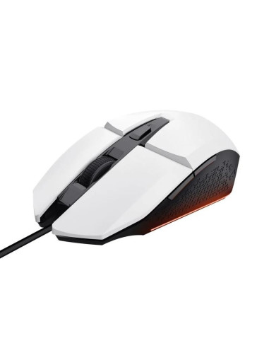 RATON TRUST GAMING GXT 109W FELOX RGB USB 6400DPI 6 BOTONES WHITE