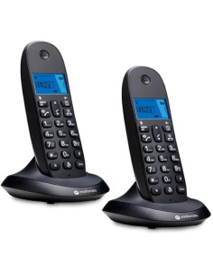 TELEFONO MOTOROLA C1002 CB+ DECT WIRELESS BLACK ( 2UD ) 2