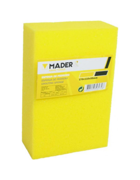 ESPONJA ALBAÑIL PARA OBRA 170X110x55mm. MADER