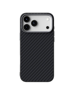 FUNDA FIBRA CARBONO 17 PRO MAX NEGRA