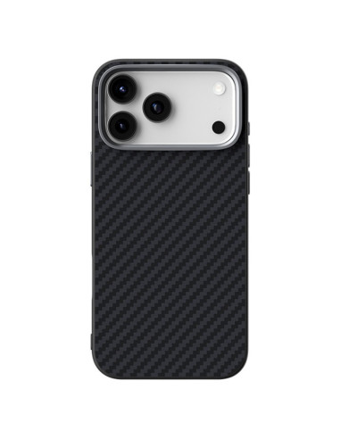 FUNDA FIBRA CARBONO 17 PRO MAX NEGRA