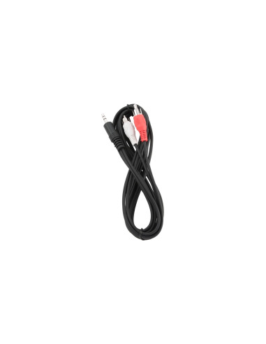CABLE AUDIO ESTEREO JACK 3.5MM MACHO A RCA MACHO 1.5METROS CCA-458