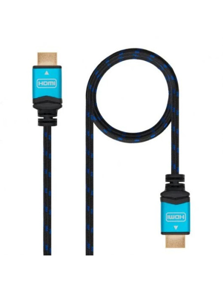 CABLE HDMI V2.0 ALTA VELOCIDAD 4K 60HZ 18GBPS NANOCABLE 7M TRENZADO
