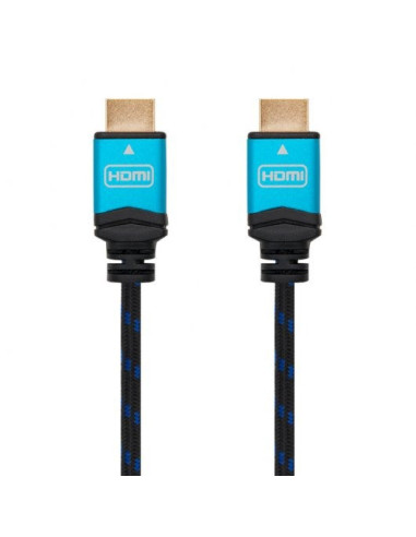 CABLE HDMI V2.0 ALTA VELOCIDAD 4K 60HZ 18GBPS NANOCABLE 7M TRENZADO