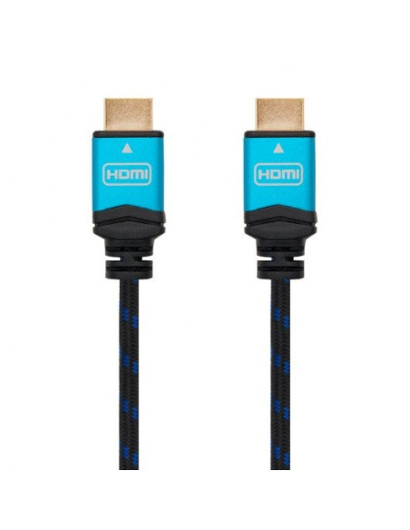 CABLE HDMI V2.0 ALTA VELOCIDAD 4K 60HZ 18GBPS NANOCABLE 7M TRENZADO