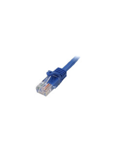 StarTech.com Cable de Red de 0,5m Azul Cat5e Ethernet RJ45 sin 2