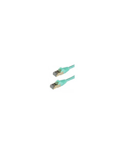 StarTech.com Cable de 5m de Red Ethernet CAT6a Aqua RJ45 STP