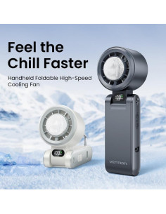 VENTILADOR DE MANO VENTION 100 VELOCIDADES BLACK 2