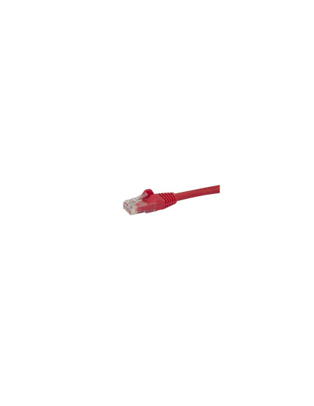 StarTech.com Cable de 2m Rojo de Red Gigabit Cat6 Ethernet RJ45 sin