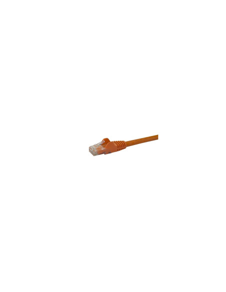 StarTech.com Cable de Red de 0,5m Naranja Cat6 UTP Ethernet Gigabit