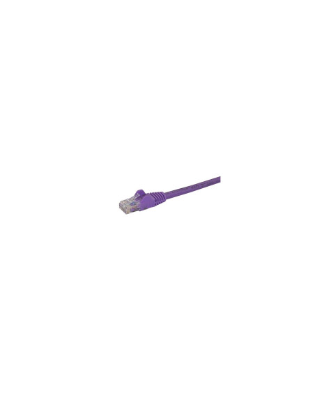 StarTech.com Cable de Red de 0,5m Púrpura Cat6 UTP Ethernet Gigabit