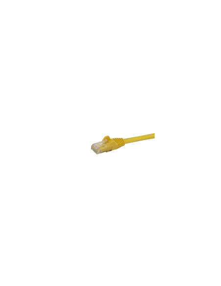 StarTech.com Cable de Red de 0,5m Amarillo Cat6 UTP Ethernet Gigabit