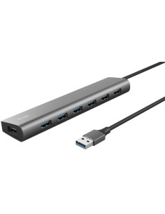 HUB USB TRUST HALYX 7 PUERTOS USB 3.2 7X USB-A 1X USB-C