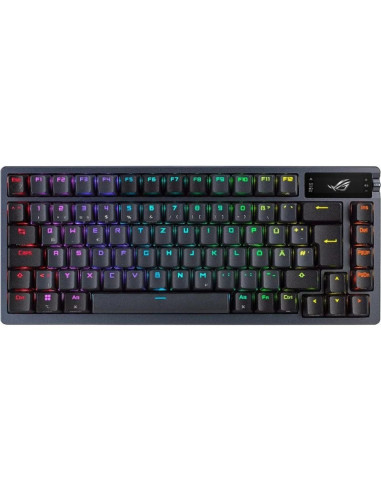 TECLADO ASUS ROG GAMING AZOTH MECANICO RGB WIRELESS BLACK