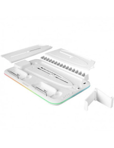 SOPORTE MULTIFUNCION RGB PARA PS5 MARS GAMING MPS5-B2 BLANCO 2