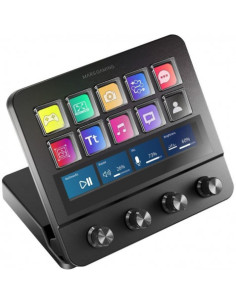 STREAM DECK MARS GAMING MSD-PRO | 10+4 TECLAS LCD | BLANCO