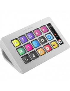 STREAM DECK SLIM MARS GAMING MSD-ONE | 15 TECLAS LCD | BLANCO